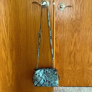 Nine West bag,light blue and grey.